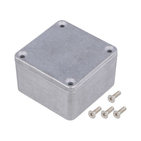Carcasă Universală 50x50x31mm Aluminiu IP54 | Electronic-mag.ro | Componente Electronice