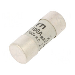 Siguranță Industrială gG 100A 500VAC Cilindrică | Electronic-mag.ro | Componente Electronice