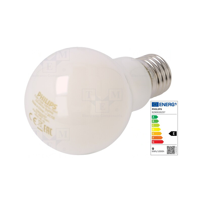 Lampă LED E27 8.5W 2700K Alb Cald | Electronic-mag.ro | Componente Electronice