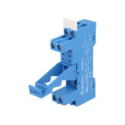 Stativ pentru șină DIN cu cleme șurub 10A 250VAC -40÷70°C | Electronic-mag.ro | Componente Electronice