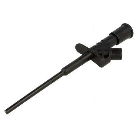 Pensetă Clips de Măsurare 10A Neagră Poliamidă | Electronic-mag.ro | Componente Electronice