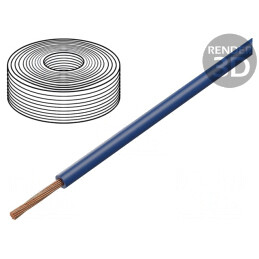 Cablu Electric Litat Cu 10mm2 Albastru Închis LSZH 450/750V | Electronic-mag.ro | Componente Electronice