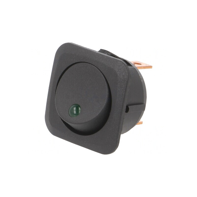 Întrerupător Basculant ON-OFF 25A 12V cu LED Negru | Electronic-mag.ro | Componente Electronice