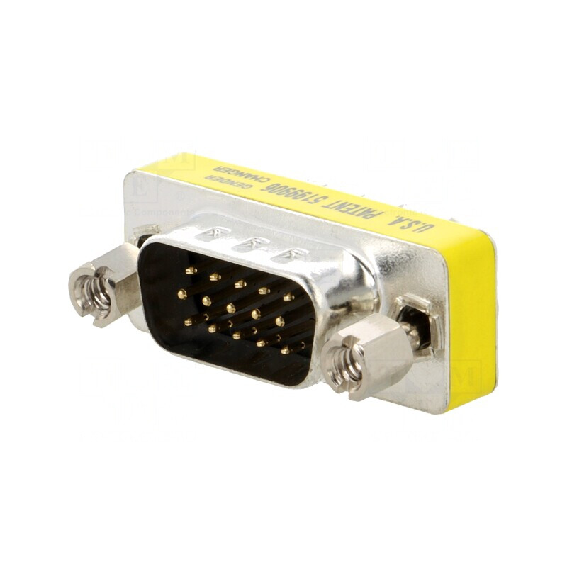 Adaptor D-Sub 15pin HD Tată-Tată | Electronic-mag.ro | Componente Electronice