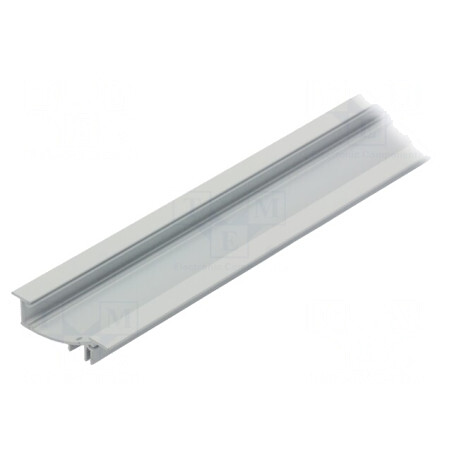 Profil Aluminiu Încastrat FLAT8 1m pentru Module LED Albă | Electronic-mag.ro | Componente Electronice