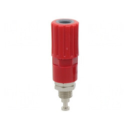 Soclu Banană 4mm 36A Roșu Pe Panou | Electronic-mag.ro | Componente Electronice