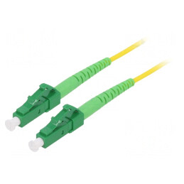 Patch Cord Fibră OS2 LC/APC 10m LSZH | Electronic-mag.ro | Componente Electronice