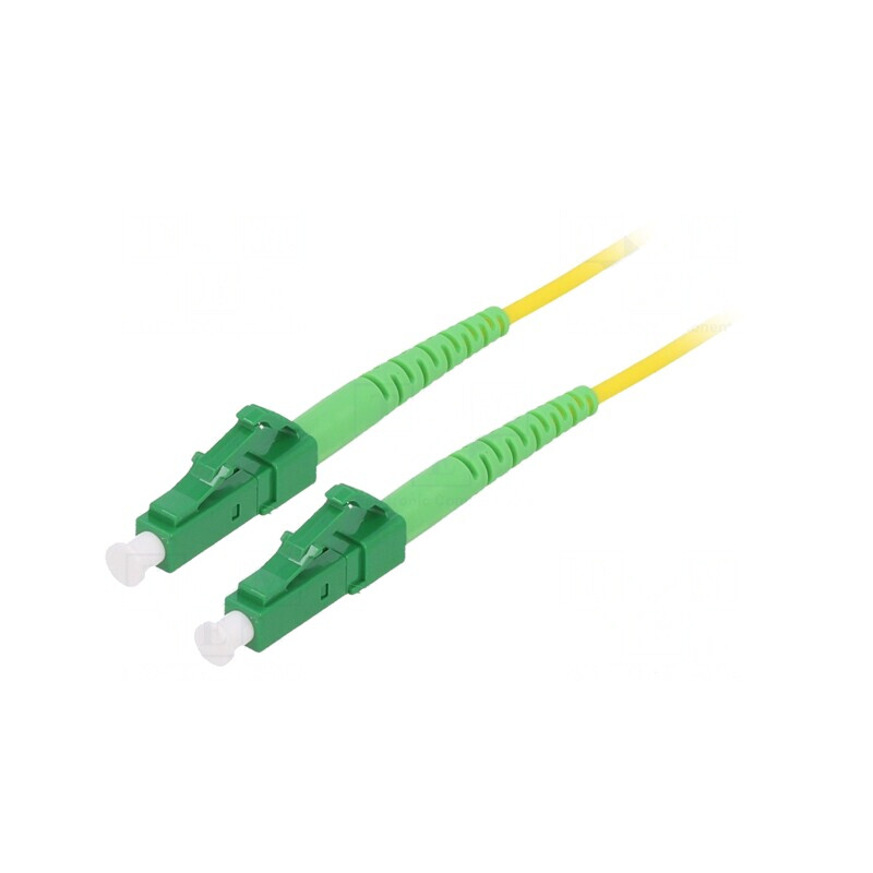 Patch Cord Fibră OS2 LC/APC 10m LSZH | Electronic-mag.ro | Componente Electronice