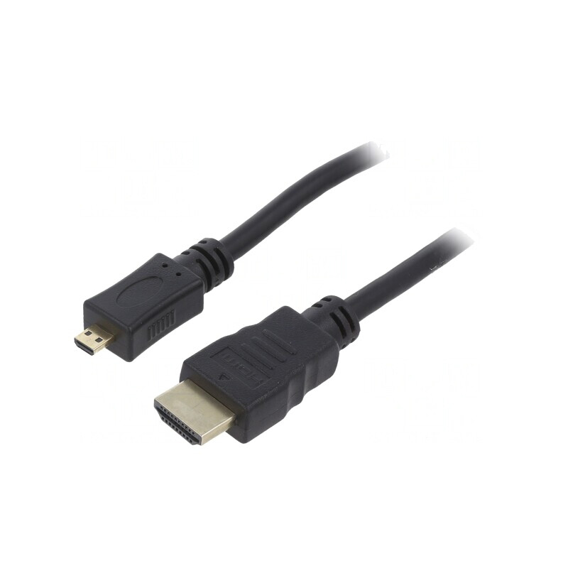 Cablu HDMI 2.0 Micro HDMI 5m Negru | Electronic-mag.ro | Componente Electronice
