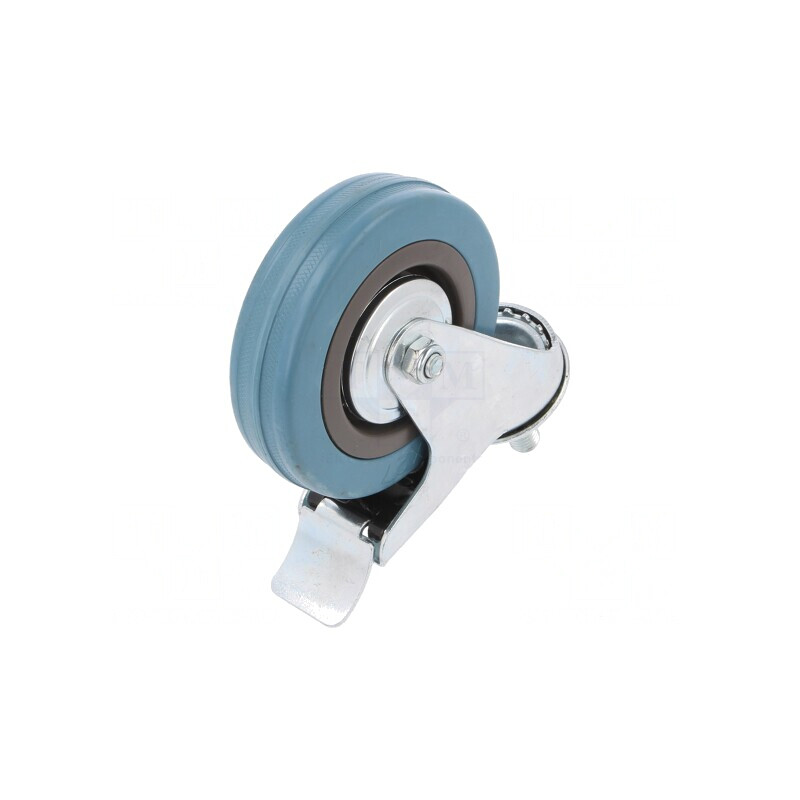 Roată de transport 100mm gumă 65kg | Electronic-mag.ro | Componente Electronice
