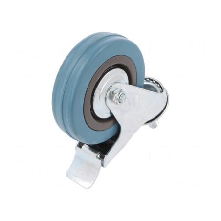 Roată de transport 100mm gumă 65kg | Electronic-mag.ro | Componente Electronice
