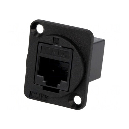 Adaptor RJ45 Cat6 8P8C Soclu Dual | Electronic-mag.ro | Componente Electronice