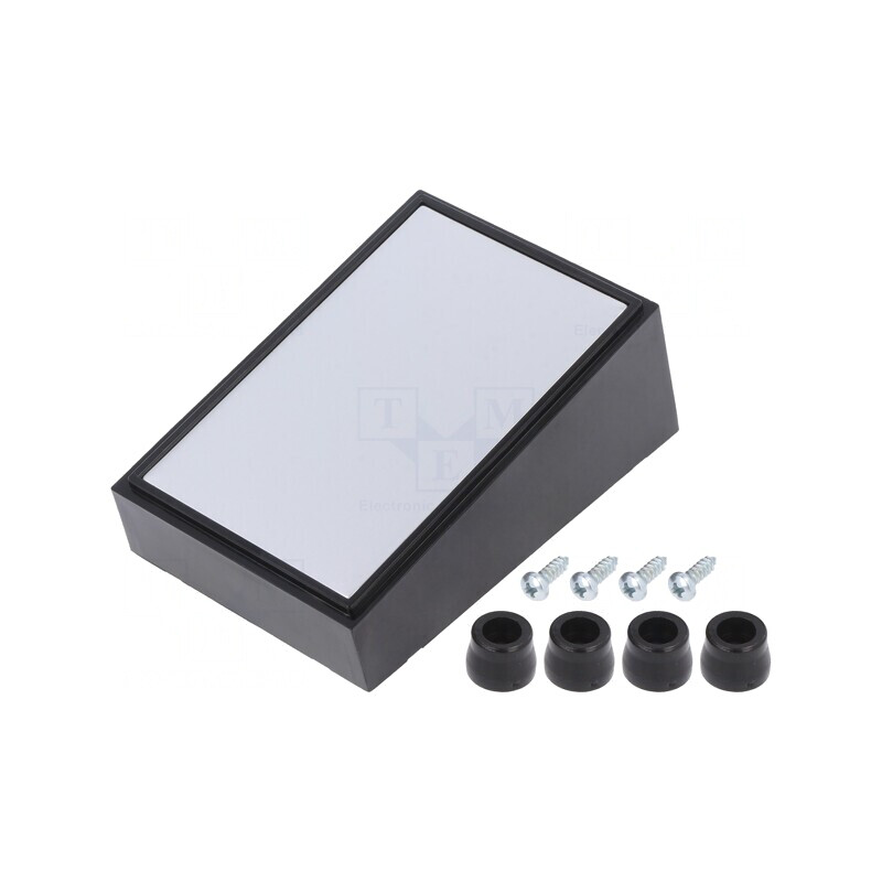Carcasă desktop ABS neagră 56x85x36mm | Electronic-mag.ro | Componente Electronice