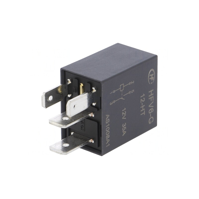Releu Electromagnetic SPST-NO 12VDC 35A cu Soclu | Electronic-mag.ro | Componente Electronice