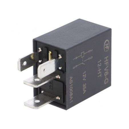 Releu Electromagnetic SPST-NO 12VDC 35A cu Soclu | Electronic-mag.ro | Componente Electronice