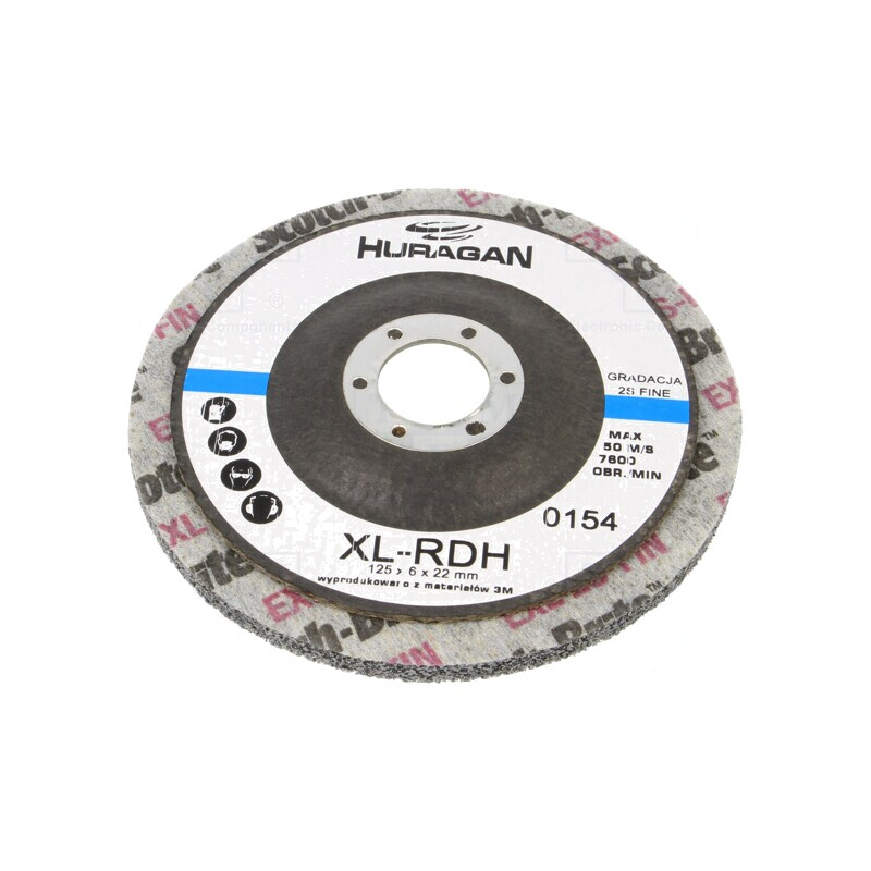 Disc de șlefuire Ø125x6mm 22mm | Electronic-mag.ro | Componente Electronice
