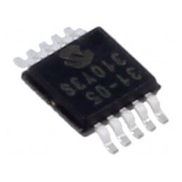 Convertor A/D 16bit 500ksps 1.7-5.5V MSOP10