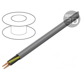 Cablu electric MEGAFLEX®500 4G1,5mm2 gri