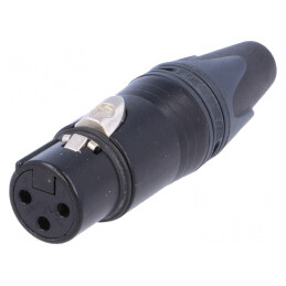 Mufă XLR Mamă 3 Pin pentru Cablu | Electronic-mag.ro | Componente Electronice