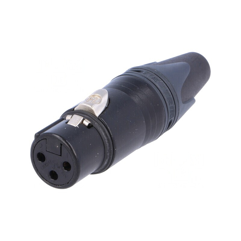 Mufă XLR Mamă 3 Pin pentru Cablu | Electronic-mag.ro | Componente Electronice