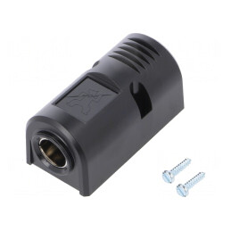 Mini Brichetă Auto 16A Neagră | Electronic-mag.ro | Componente Electronice