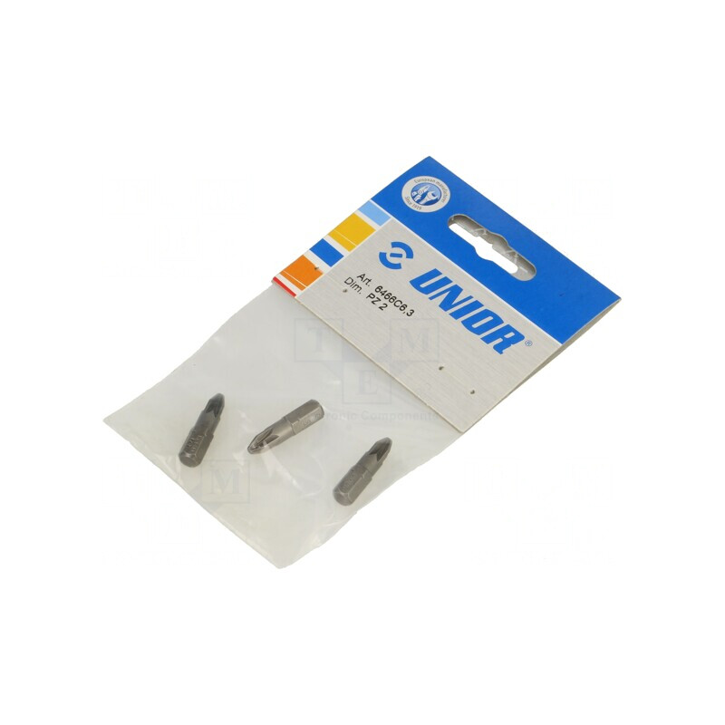 Capete de șurubelniță Pozidriv PZ2 25mm - Set 3 bucăți | Electronic-mag.ro | Componente Electronice