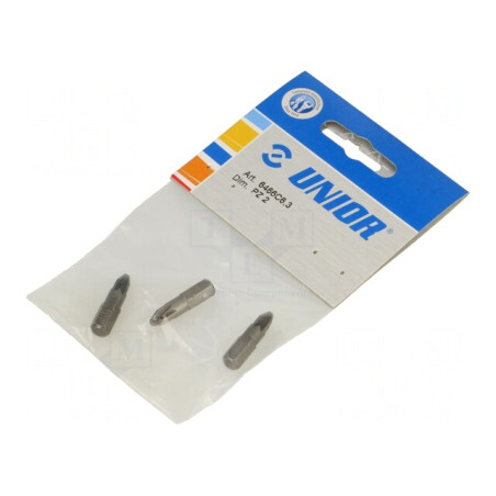 Capete de șurubelniță Pozidriv PZ2 25mm - Set 3 bucăți | Electronic-mag.ro | Componente Electronice