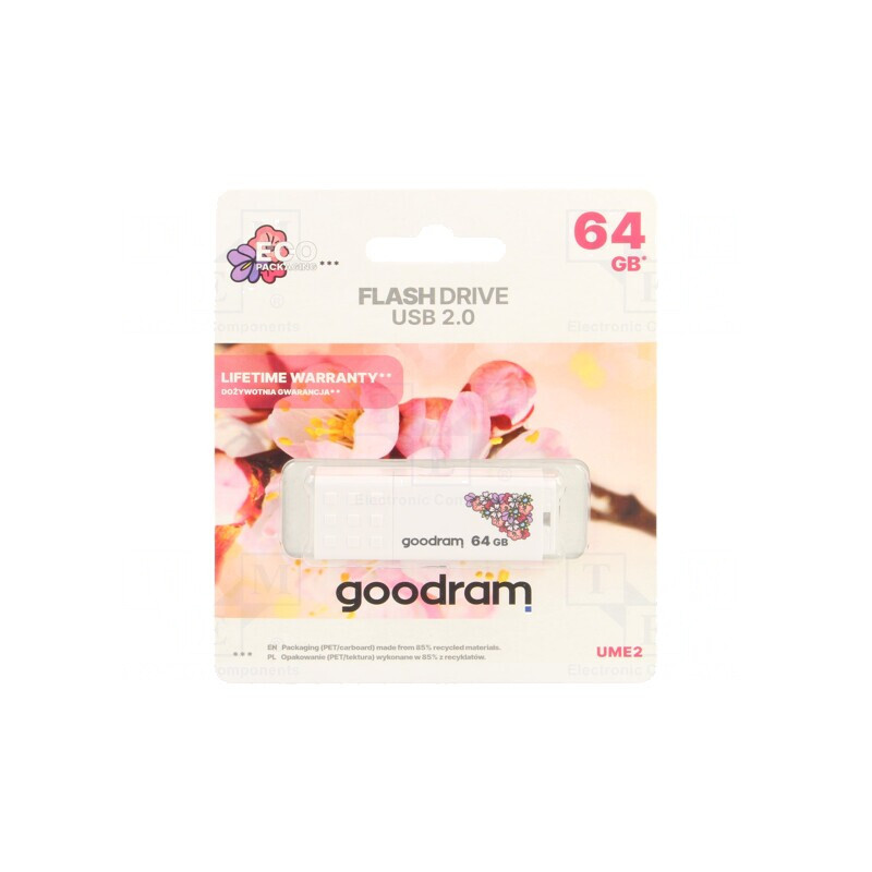 Stick USB 2.0 64GB Alb | Electronic-mag.ro | Componente Electronice