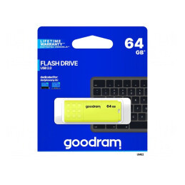 Stick USB 2.0 64GB Galben | Electronic-mag.ro | Componente Electronice