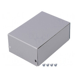 Carcasă Universală Aluminiu Gri 72x103x43mm | Electronic-mag.ro | Componente Electronice