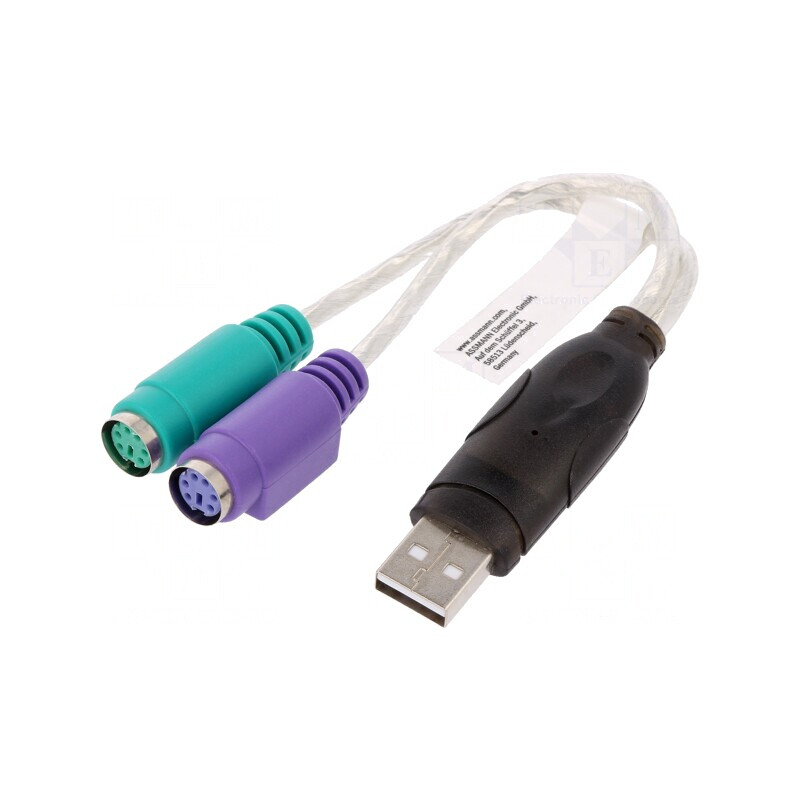 Adaptor USB la PS/2 Dual | Electronic-mag.ro | Componente Electronice