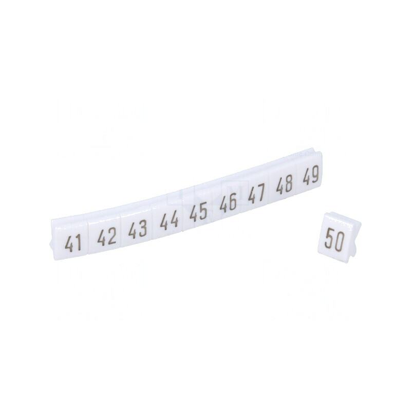 Marcaj Alb 5mm 250 bucăți | Electronic-mag.ro | Componente Electronice