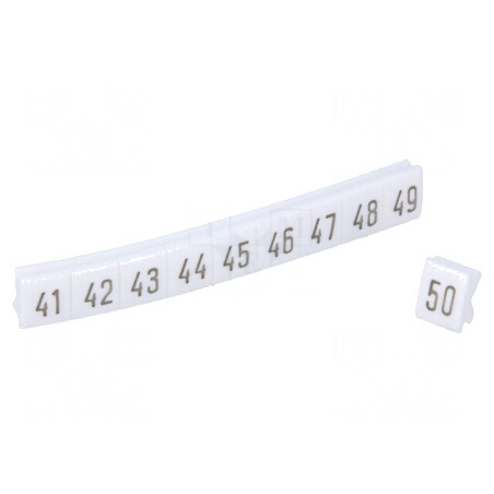 Marcaj Alb 5mm 250 bucăți | Electronic-mag.ro | Componente Electronice