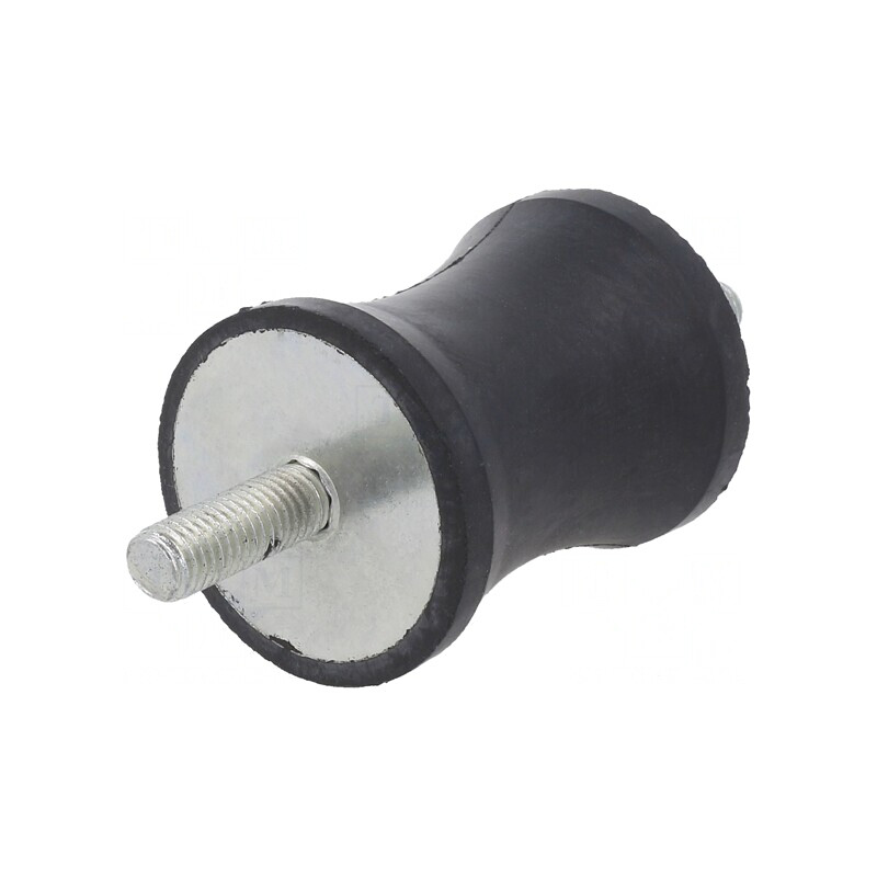 Atenuator de Vibrații M8 40mm Guma 50mm 795N | Electronic-mag.ro | Componente Electronice