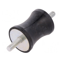 Atenuator de vibraţii M8 40mm gumă 50mm | Electronic-mag.ro | Componente Electronice