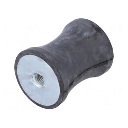 Atenuator de Vibrații M8 40mm Guma 50mm | Electronic-mag.ro | Componente Electronice