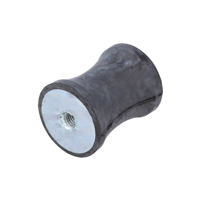 Atenuator de Vibrații M8 40mm Guma 50mm | Electronic-mag.ro | Componente Electronice
