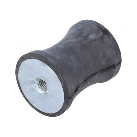Atenuator de Vibrații M8 40mm Guma 50mm | Electronic-mag.ro | Componente Electronice