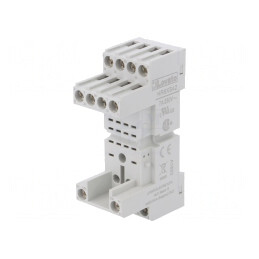 Stativ PIN 14 10A 250VAC pentru Șină DIN HR60 | Electronic-mag.ro | Componente Electronice