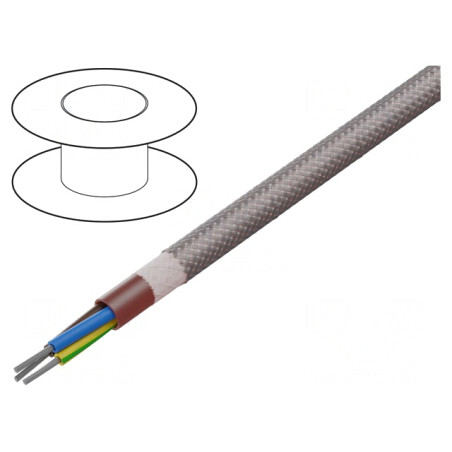 Cablu Silicon 3G0,75mm2 Cu Maro-Roşu -60÷180°C | Electronic-mag.ro | Componente Electronice