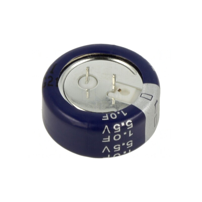 Supercondensator THT 1F 5,5V 5mm | Electronic-mag.ro | Componente Electronice