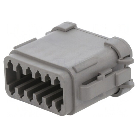Conector cablu-cablu PX0 12 pini gri IP68 | Electronic-mag.ro | Componente Electronice