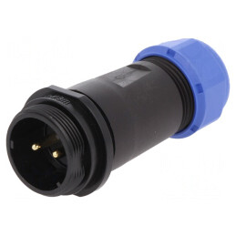 Mufă SP21 Tată 2 PIN IP68 30A 500V | Electronic-mag.ro | Componente Electronice