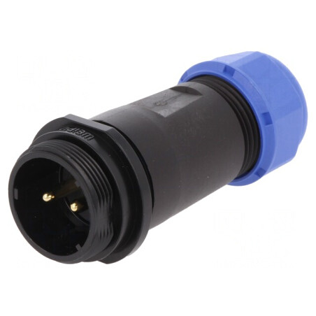 Mufă SP21 Tată 2 PIN IP68 30A 500V | Electronic-mag.ro | Componente Electronice