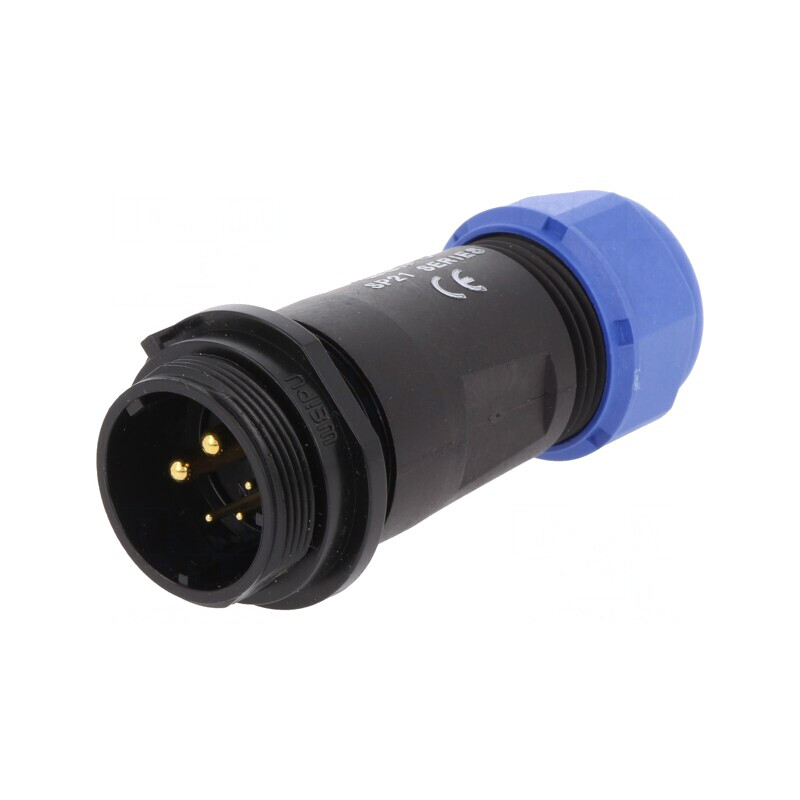 Mufă SP21 Tată 5 PIN IP68 7-12mm 5A 30A Lipire Cabluri | Electronic-mag.ro | Componente Electronice Mufă SP21 Tată 5 PIN IP68 7-12mm 5A 30A Lipire Cabluri | Electronic-mag.ro | Componente Electronice