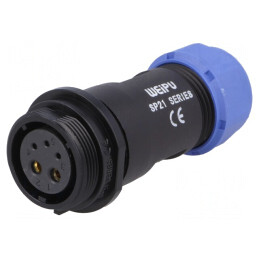 Mufă SP21 Mamă PIN 5 IP68 7-12mm 5A 30A Lipire Pe Cablu | Electronic-mag.ro | Componente Electronice