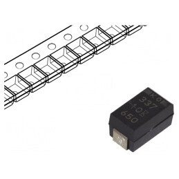 Condensator: tantal-polimer; low ESR; 1500uF; 3VDC; X; 2917; SMD