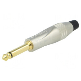 Mufă Jack 6.3mm Mono Tată Gri | Electronic-mag.ro | Componente Electronice