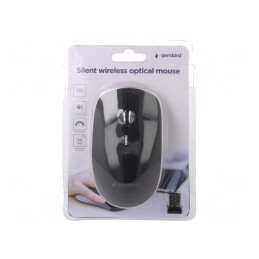 Mouse Optic Negru Wireless USB 4 Butoane 10m | Electronic-mag.ro | Componente Electronice