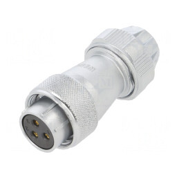 Mufă Mamă WF20 3 PIN IP67 25A 500V | Electronic-mag.ro | Componente Electronice